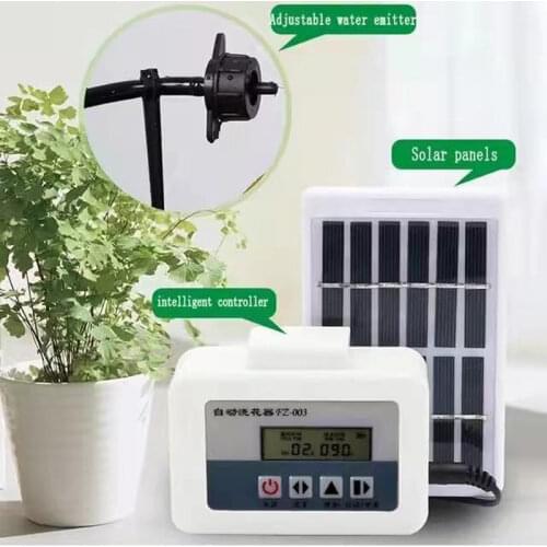 Garden Drip Irrigation Device Water Pump Controller Timer System Solar Energy Intelligent Automatic Watering Device for Plants