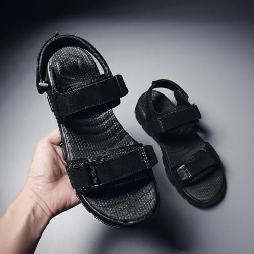 Sandalen Sandalet Men Summer Shoes Sandals Sandale De Plage Slip On Beach Homme Outdoor Mens Gladiator Sandalias Homens