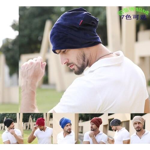 Autumn and winter mink velvet mens and womens hooded hats pure color pile hat simple casual hat super soft