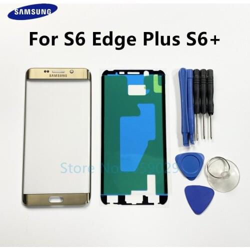 Replacement Screen Outer Glass For Samsung Galaxy S6 Edge+ Plus G928 G928F LCD Touch Lens Front Panel Parts + Tools