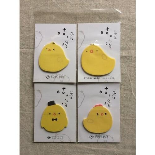 Happy chicken sticky note memo pad(1pack)