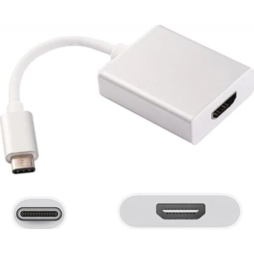 USB 3.1 Type C to HDMI Adapter for Apple New Macbook Retina 12'' Projector TV Device Video Converter Connector for Nexus 5X
