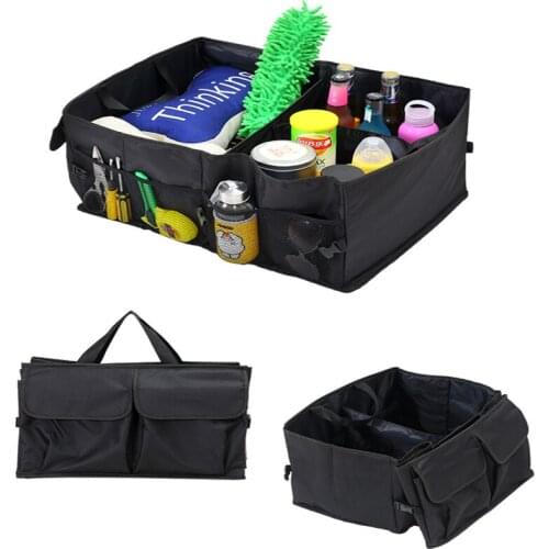 1pcs Car Oxford Cloth Trunk Storage Bag Car Multi-function Folding Storage Box Storage Box For Auto Trucks SUV Trunk Box / Box