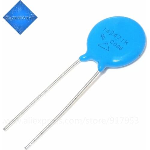 10pcs/lot TVR14471 varistor 14D471K 470V piezoresistor 14d471 In Stock