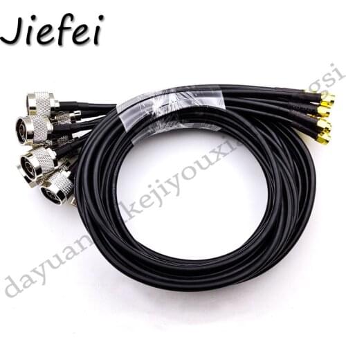 10pcs LOT N male to RP-SMA or SMA male plug Pigtail Cable RG58 1m for wifi antenna Selling