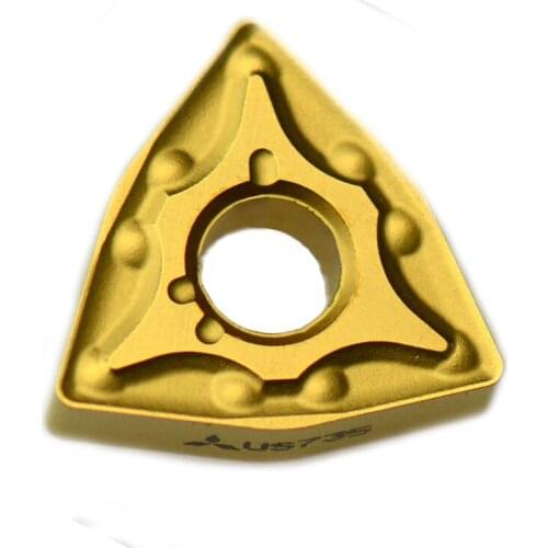 10PCS carbide inserts WNMG060404-MA US735 WNMG060408-MA US735 free shipping