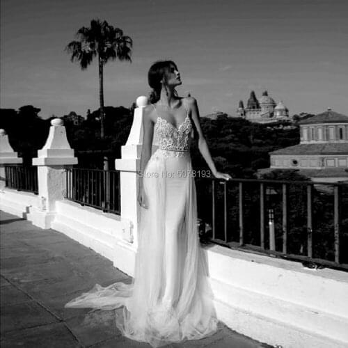 192 fashion V-neck nice appliques mermaid/trumpet floor-length tulle long wedding dresses/gowns/formal wearing free shipping