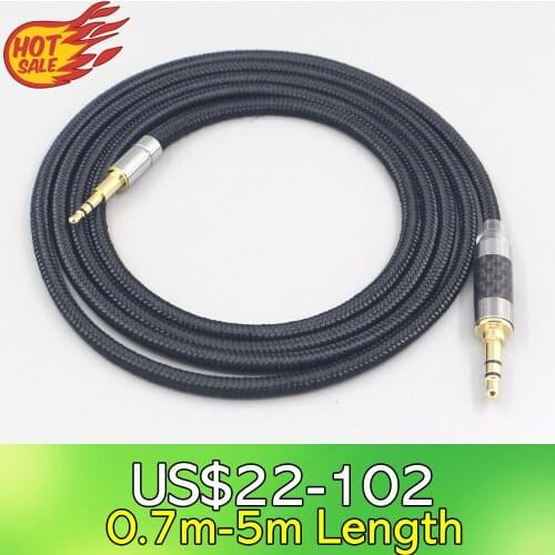 6.5mm XLR 4.4mm Super Soft Headphone Nylon OFC Cable For Denon AH-D340 D320 NC800 NC732 NCW500 N60c K845 K840 LN007543