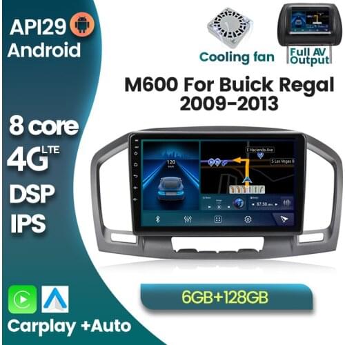 7862 4GLTE Android 10 Car GPS Navigation for Buick Regal 2009 - 2013 Opel Insignia1 2008-2013 Car Radio Multimedia Player 2 Din