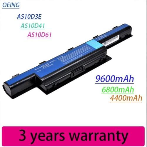 Battery For Acer Aspire AS10D31 AS10D81 V3-571G v3-771g AS10D51 AS10D61 AS10D71 AS10D75 5741 5742 5750 5551G 5560G 5741G 5750G