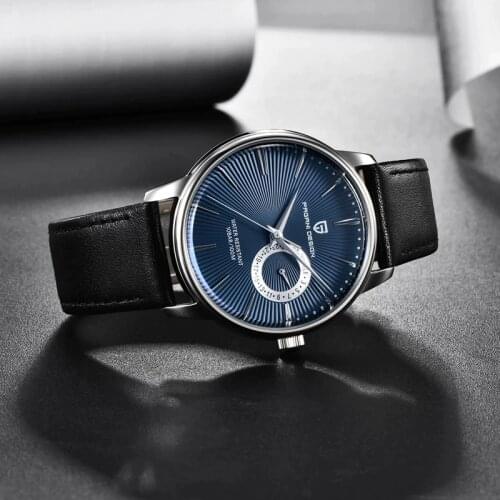 PAGANI DESIGN Luxury Mens Quartz Watch Brand Leather Strap Wrist Business Casual Sports Waterproof Watch Relogio Masculino