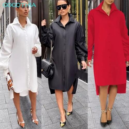 COCOTHIA Fashionable Shirt Dresses