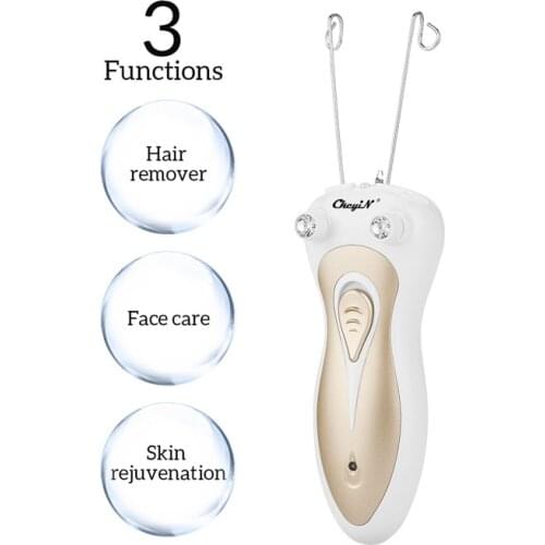 Electric Cotton Thread Epilator Women Facial Body Hair Removal Rechargeable Defeatherer Lady Shaver Face Depilator Beauty Device
