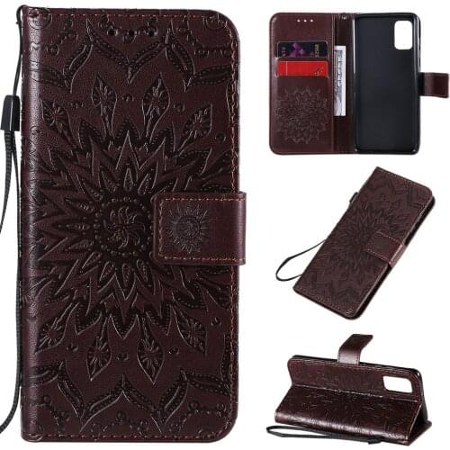 For Samsung A41 2020 Flip Case 3D Embossing Leather Wallet Coque for Samsung Galaxy A41 Case Samsung A 41 SM-A415 Phone Cover