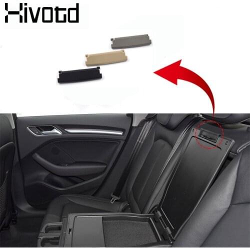 Hivotd For Audi A3 8V S3 Accessories Central Armrest Box Buckle cover Trim Plastic Lock button Interior Car-Styling 2004-2013