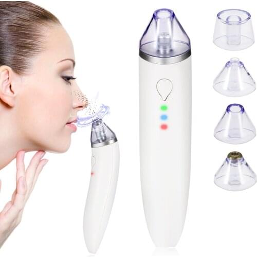 Blackhead Remover Vacuum - Electric Facial Pore Cleanser Acne Comedone Zit Pimple Extractor Rechargeable Blackhead Removal Tool