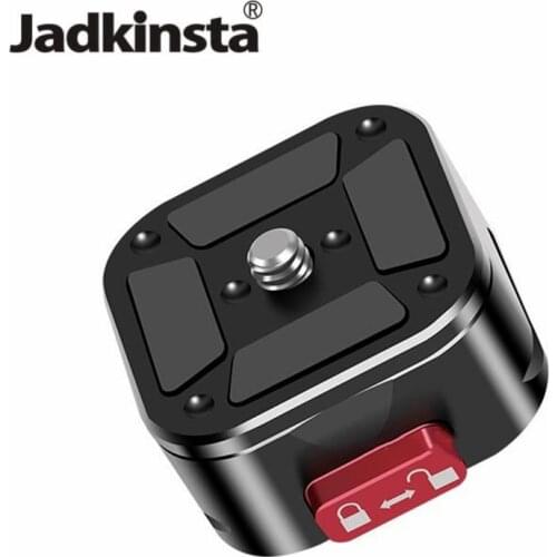 Jadkinsta Aluminum Quick Release Plate Adapter with 1/4 Mount for Stabilizer Monitor LED Light Quick Disassembly