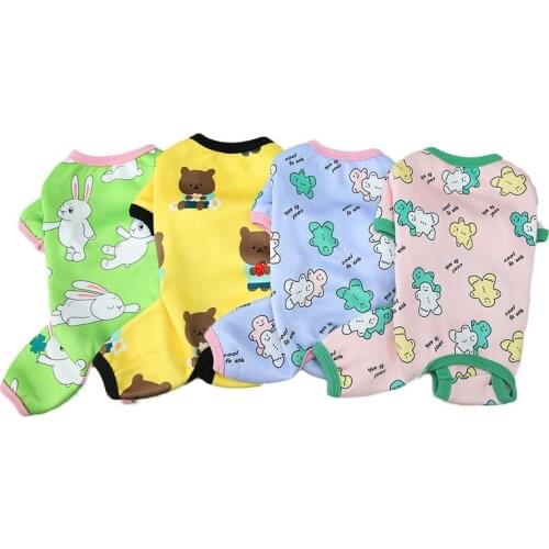 New Girl Boy Dog Clothes Jumpsuit Puppy Outfit Rompers Small Dog Overalls Garment Yorkshire Pomeranian Poodle Schnauzer Clothing