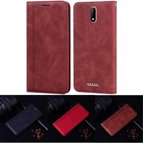 Magnetic Case For Wiko Sunny5 Protective Cover Luxury PU Leather Flip Case Wiko Sunny 5 Case Protector Shell Phone Wallet Etui