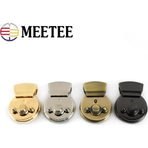 1/2/4pcs Fashion Metal Turn Locks Replacement Bags Snap Hooks Purse Clasp Closure Lock DIY Crafts Accessories KY2066