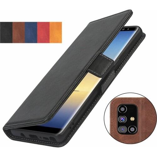 Pu leather Fitted Case for Samsung Galaxy M31S card holder Wallet Cover Short-buckle Flip holster protective phone bag case GG