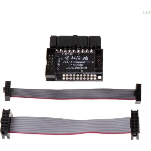Adapter Board for 20P 2.54 mm JTAG to 10P 2.0mm 1.27mm SWD Interface Converter