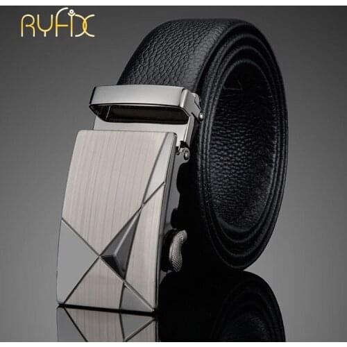 Real Leather Strap Male Belt Automatic Buckle Belts For Men Girdle Wide Waistband ceinture cinto masculino NS50