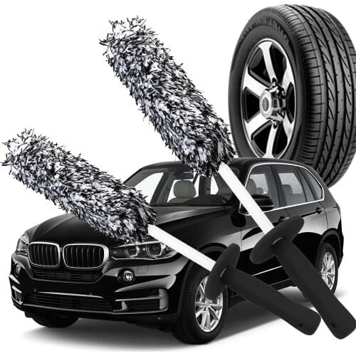 Tire Cleaning Tools Dust Remover Non-Slip Handle Car Cleaning Brush Car Washing Wheel Tire Brush