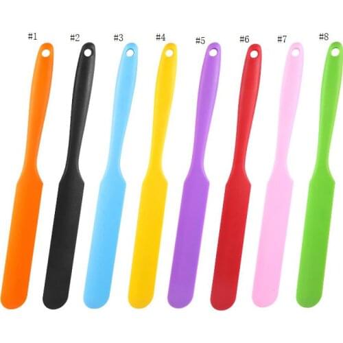 Silicone Cake Spatula Small Cream Butter Spatula Mixing Butter Scraper Spoon Brush Silicone Baking Cook Tool Kitchen Tools SN359