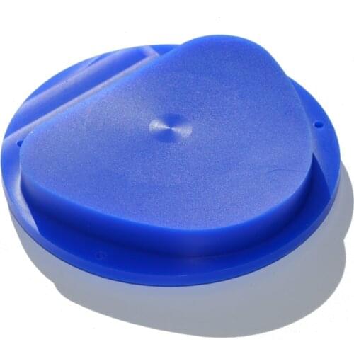 5 Pieces/lot Dental Lab Material Amann Girrbach System 89*71*12/14/16mm Blue & White Wax Block Dental Carving Wax Blank for Sale