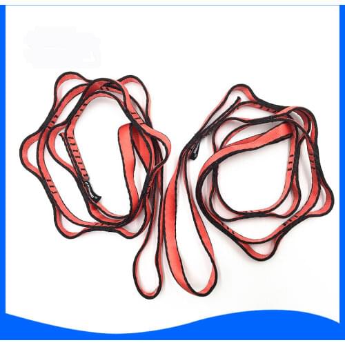 High quality yoga extender strap ropel yoga hammock swing anti-gravity yoga extend belts for yoga training