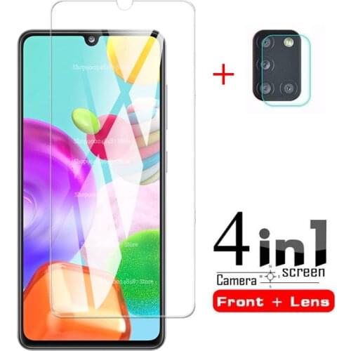 4 in 1 protective Glass For Samsung Galaxy A41 a415F a 41 Camera lens screen protector For samsung a41 Glass armor tempered Film