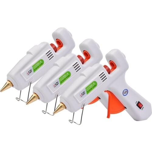 20W/60W/100W Hot Melt Glue Gun Smart Industrial Guns DIY Repair Tools Use 7mm/11mm Glue Sticks Heat Mini Gun