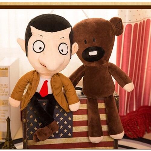 30/40cm Movie Mr Bean Teddy Bear Cute Plush Stuffed Toys Bear Plush Toys For Children Birthday Present Gifts