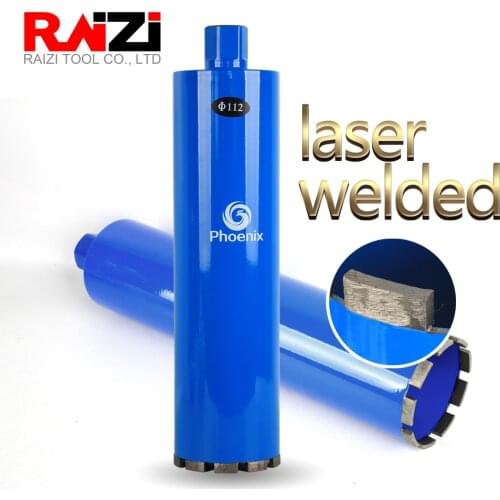 Raizi Diamond Core Drill Bit Hole Saw For Concrete Wall Tap Water Heater Air Condition 1-1/4 20-120 mm Welded Concrete Drill bit