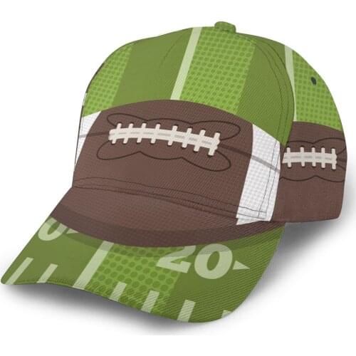 Retro American Football Ball Outdoor Sport Caps Baseball Hat Men Women Visor Cap Baseball Cap Street Hip Hop Caps