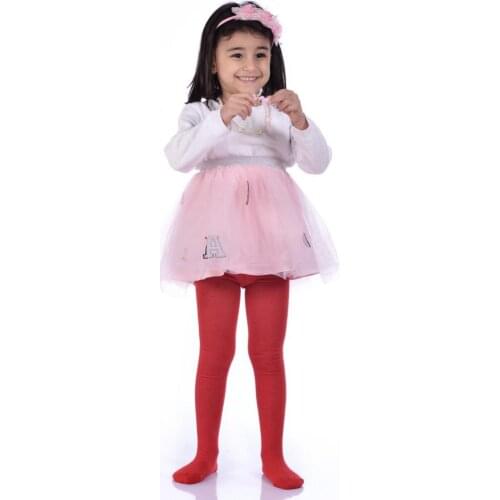 Idilfashion Solid Pantyhose Female Child Socks Ç-ART111 (3'LÜ PACKAGE)