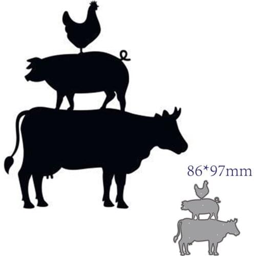 Metal Cutting Dies Cut Die Mold Animal Decoration Scrapbook Paper Craft Knife Mould Blade Punch Stencils Dies Squirrel Dies