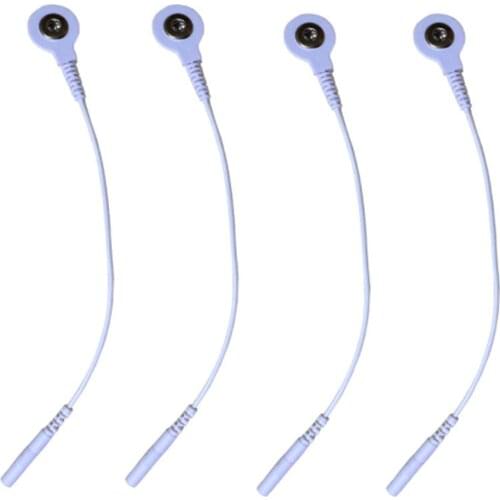 Professional 4/pcs Electro Sex Kit Body Massager Button Electric Shock Wire DIY Massage Shock Conversion Line sex toy products