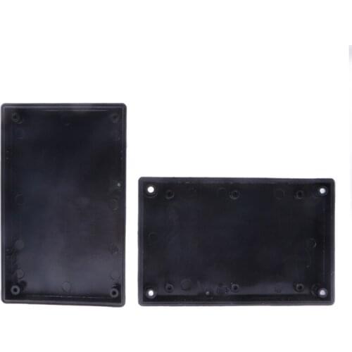 OOTDTY 125x80x32mm Black Waterproof Box Electronic Project Instrument Case Connector