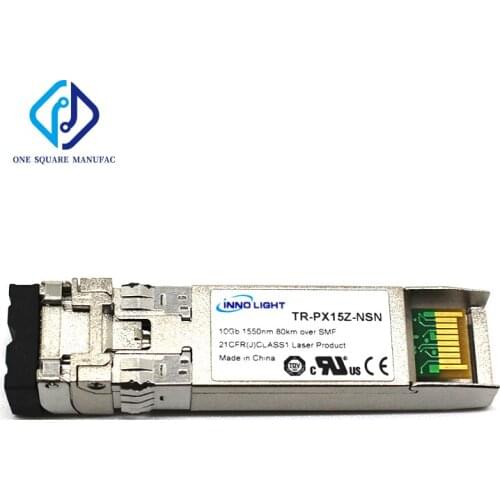 Original TR-PX15Z-NSN 10G-1550NM-80KM-SFP+ Optical Fiber Transceiver