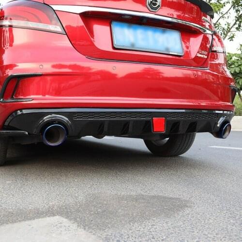 Suitable for New Spoiler 18 Rear Surround Double Outlet Tailpipe Mg6 Modified Special Taillip Exhaust
