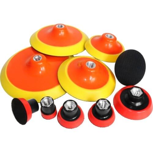 Sanding Disc Backing Pad 3/4/7/6/5 inch 125mm Sandpaper Self-adhesive M14 Hook-Loop Backed Plate 6 Shank fit Sander Grinder Dril