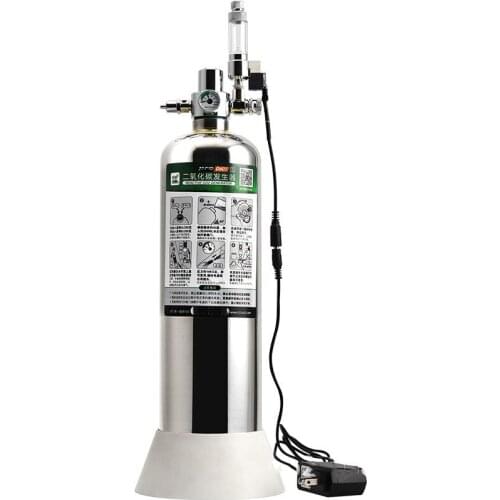 Aquarium CO2 Generator System Carbon Dioxide Reactor Kit with Auto Valve for Plants Greenhouse Grow Tent Grow House