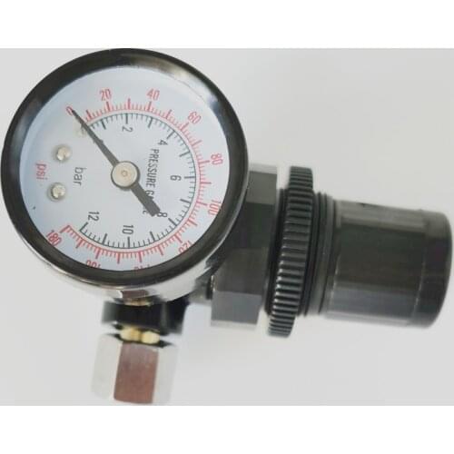 Spray Gun Regulator Air Pressure Regulator Auto Paint Air Regulator Spray Gun Adjustable Regulating Gauge Air Tool