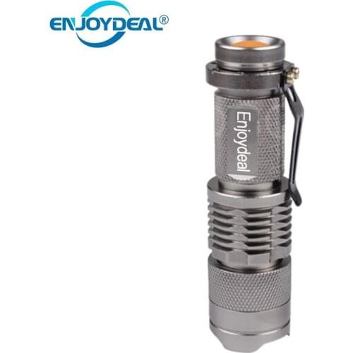 Ultra Bright Mini Q5 LED Flashlight Zoomable Waterproof Skidproof LED Torch Pocket Light Lamp for Outdoor Camping Hiking