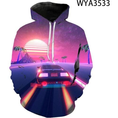 Vaporwav Art Movement 3D Printed Boy Girl Hoodies Fashion Casual Men Women Children Sweatshirts Pullove Streetwear Hooded Tops