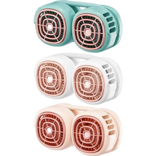 Hanging Neck Fan for Women & Man, 1800mAh Portable Wearable Personal Fan,Hands Free, 6 Speeds, for Travel, Working, Outdoor