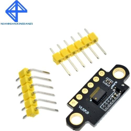 VL53L0X Time-of-Flight (ToF) Laser Ranging Sensor Breakout 940nm GY-VL53L0XV2 Laser Distance Module I2C IIC 3.3V/5V