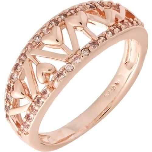 Wedding Ring Women Rings 2020 New Fashion 585 Gold Color Jewelry Clear Cubic Zircon Wedding Jewelry Rings